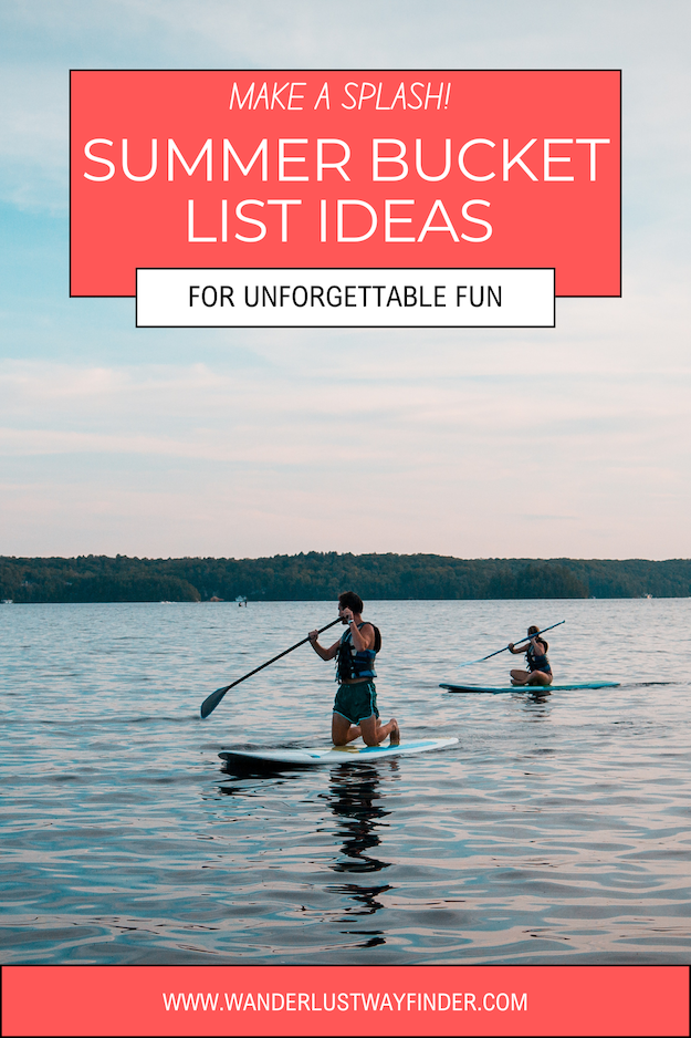 summer bucket list ideas
